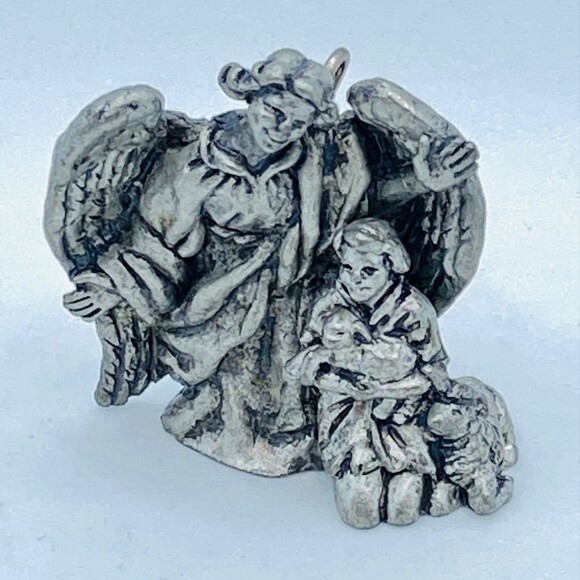 Hallmark Keepsake Ornament Minature The Nativity Pewter Dated 2001 with Box - Picture 6 of 6